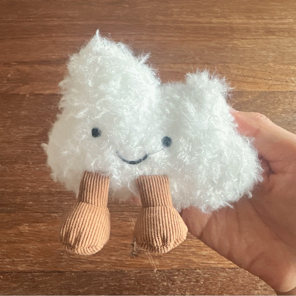 Cloud Plush Keychain Cute Kawaii Bag Charm Soft Stuffed Pendant Gift New